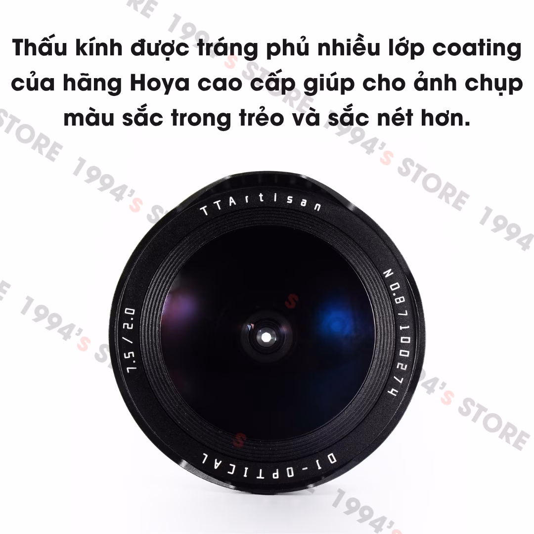 TTArtisan 7.5mm F2 Fisheye chính hãng
