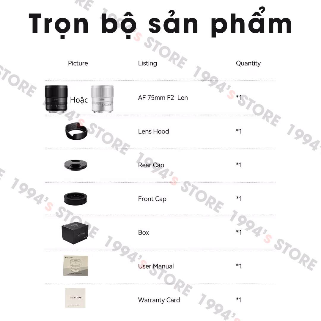 Lens AF cho Sony A7III A7IV Nikon Z5 Z6