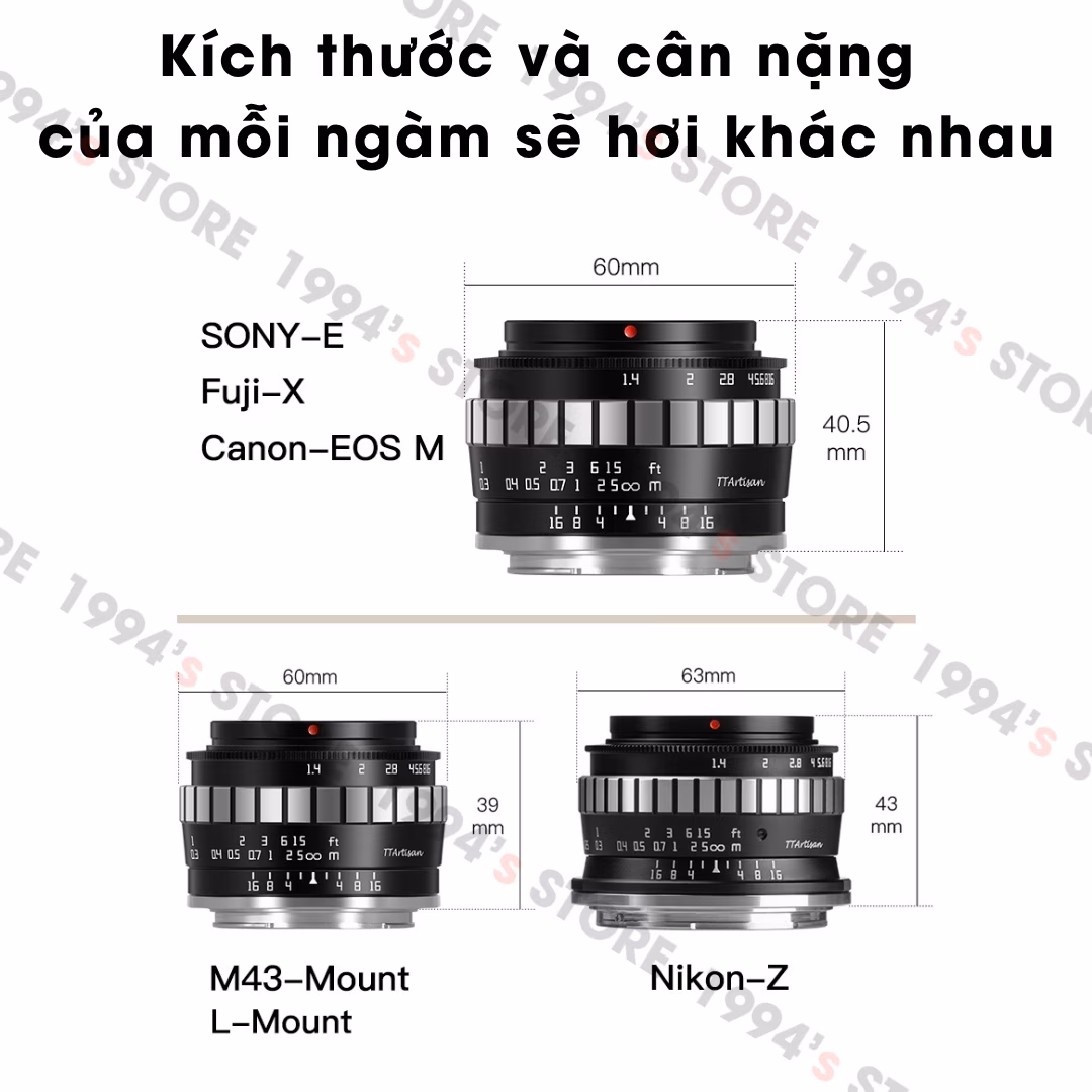 Lens 23mm F1.4 Sony E-mount (APS-C)