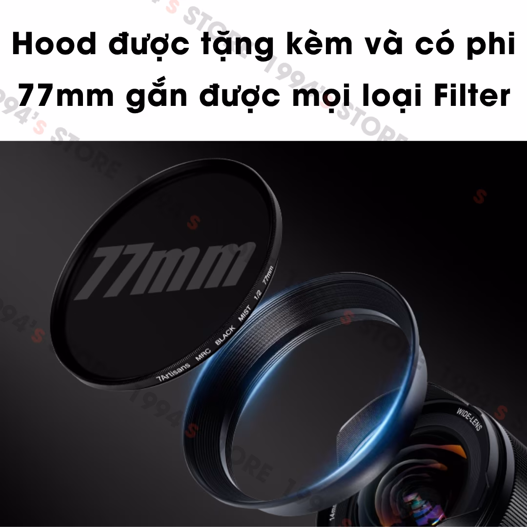 7Artisans 14mm F2.8 ASPH – Siêu rộng KHÔNG MÉO cho Full-Frame