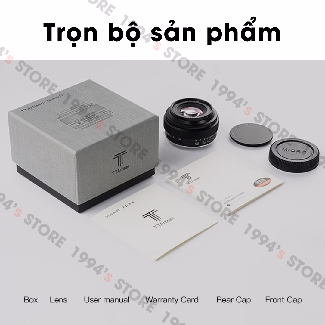 TTArtisan 50mm F2 ngàm Nikon Z