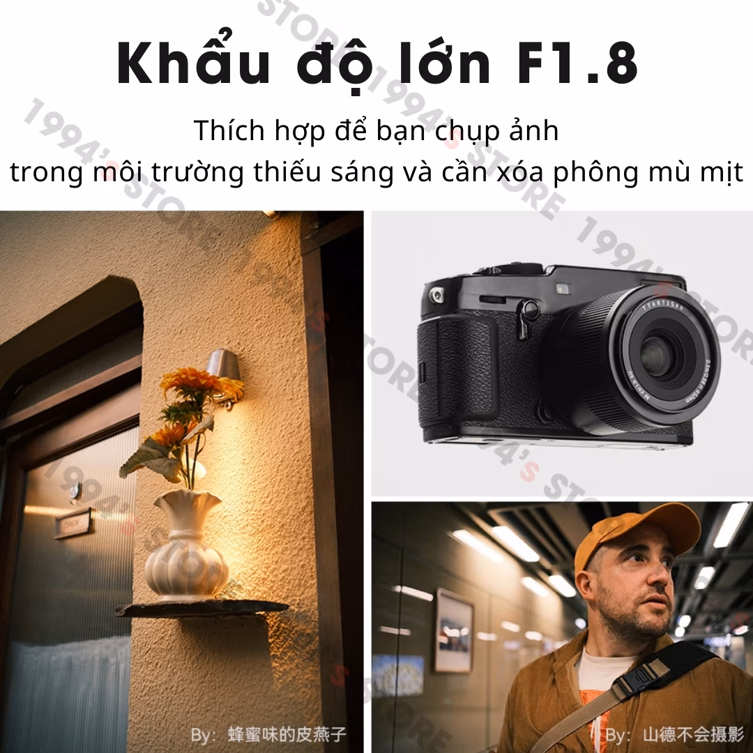Lens TTArtisan 23mm F1.8 cho Fujifilm