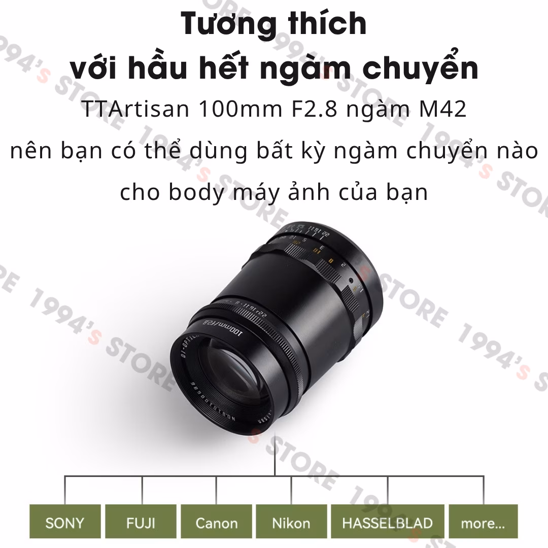 TTArtisan 100mm F2.8 chính hãng