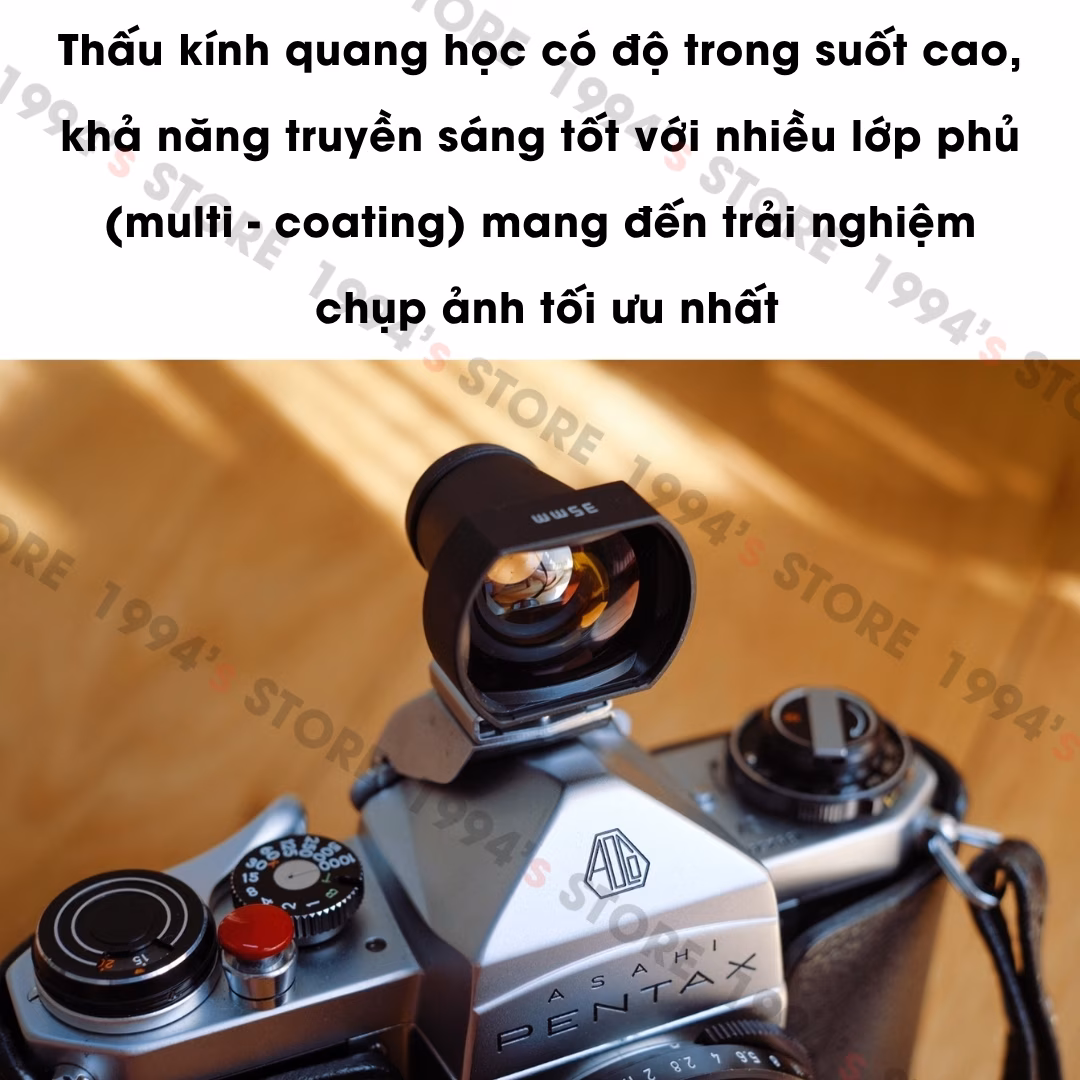 Kính Ngắm TTArtisan 35mm Viewfinder Cho Ricoh GR, Fujifilm, Leica, Máy Ảnh Film