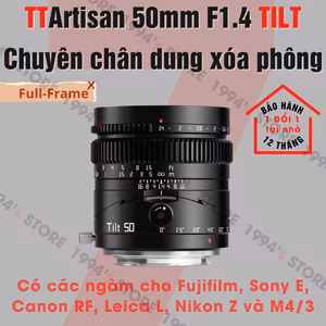 TTArtisan 50mm F1.4 TILT lens Full-Frame