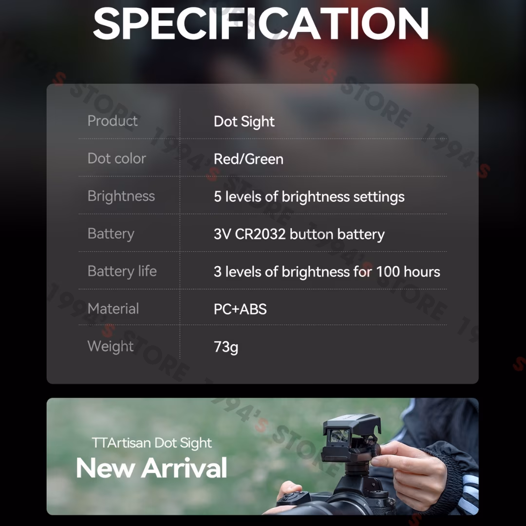 Ống kính Tele cho Sony Fujifilm Nikon (kèm Dot Sight)