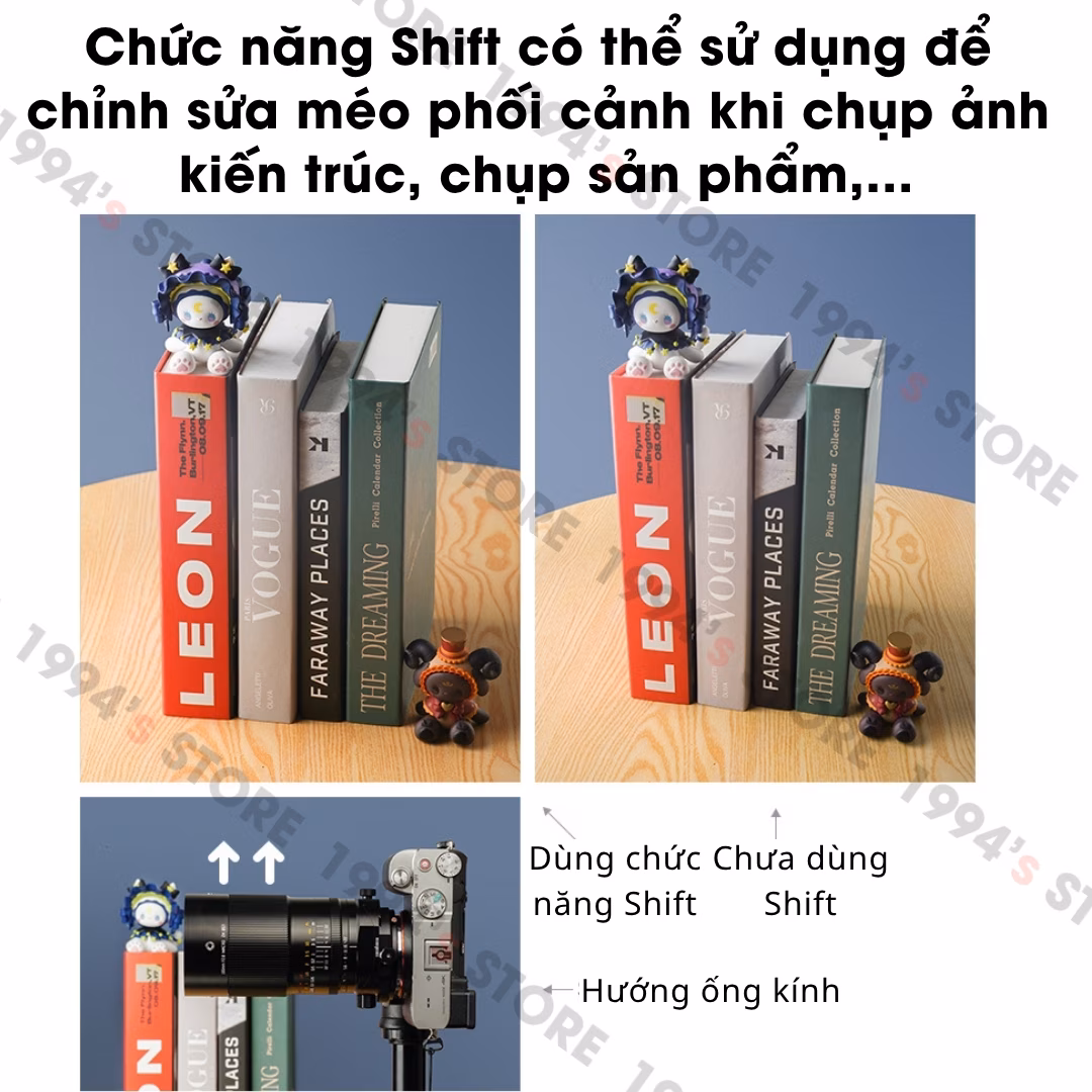 Ống kính Tilt Shift cho Full Frame