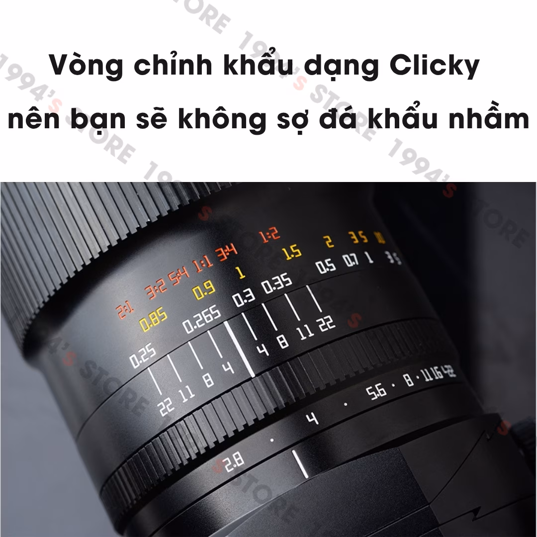 Lens chụp Macro 2X kèm tính năng Tilt Shift