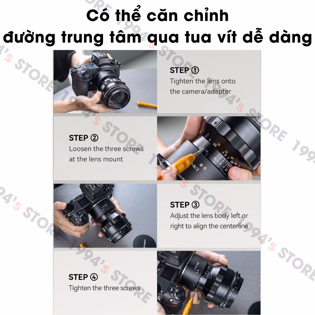 Lens chụp chân dung xóa phông mù mịt