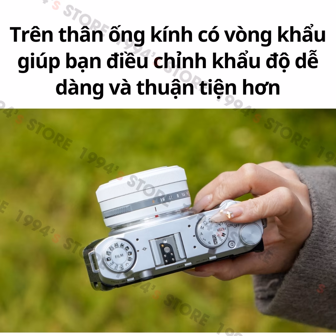 TTArtisan 27mm F2.8 cho Fujifilm màu trắng