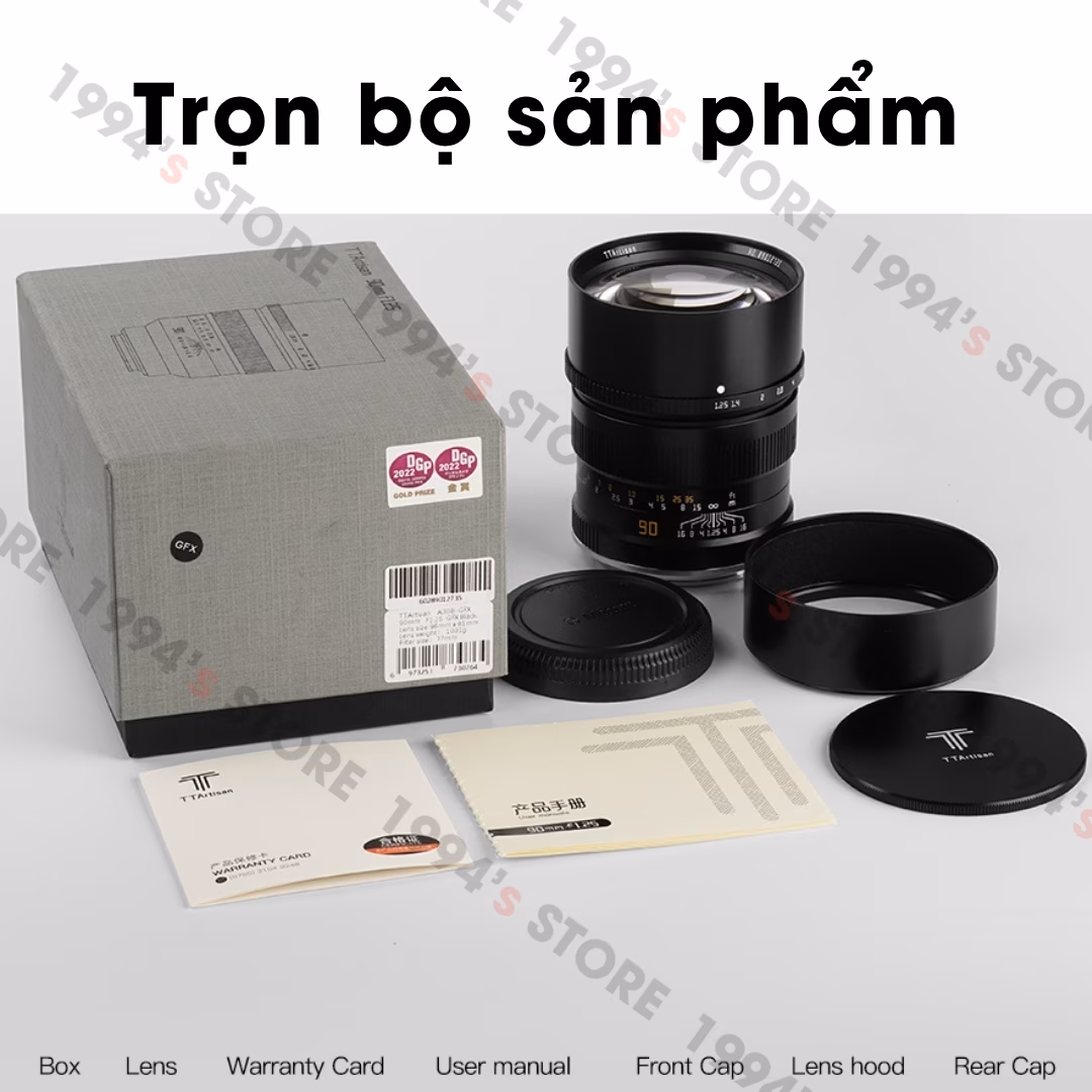TTArtisan 90mm F1.25 cho Canon RF