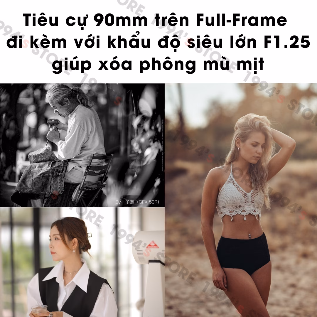 Ống Kính TTArtisan 90mm F1.25 - Lens Chân Dung Khẩu Đại Siêu Xóa Phông