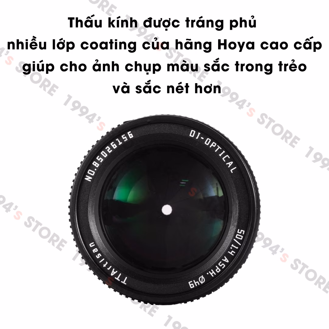 TTArtisan 50mm F1.4 bảo hành 12 tháng