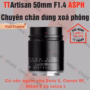 TTArtisan 50mm F1.4 ASPH lens Full-Frame