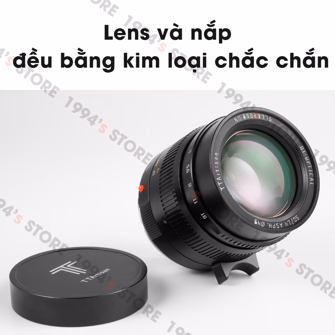 TTArtisan 50mm F1.4 ASPH Silver (hoặc Black tùy phiên bản)
