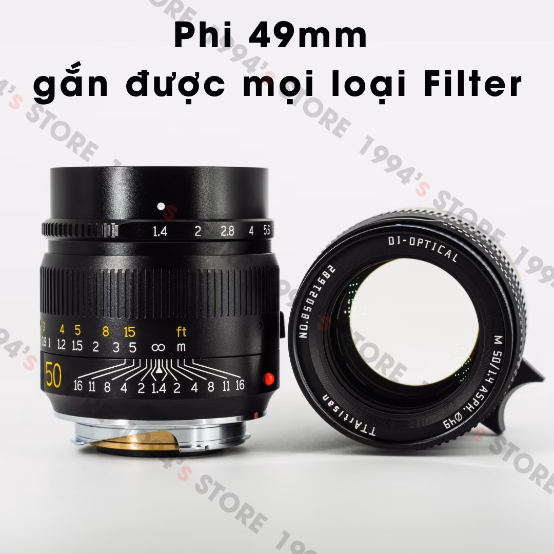 Ống kính TTArtisan 50mm F1.4 ngàm M