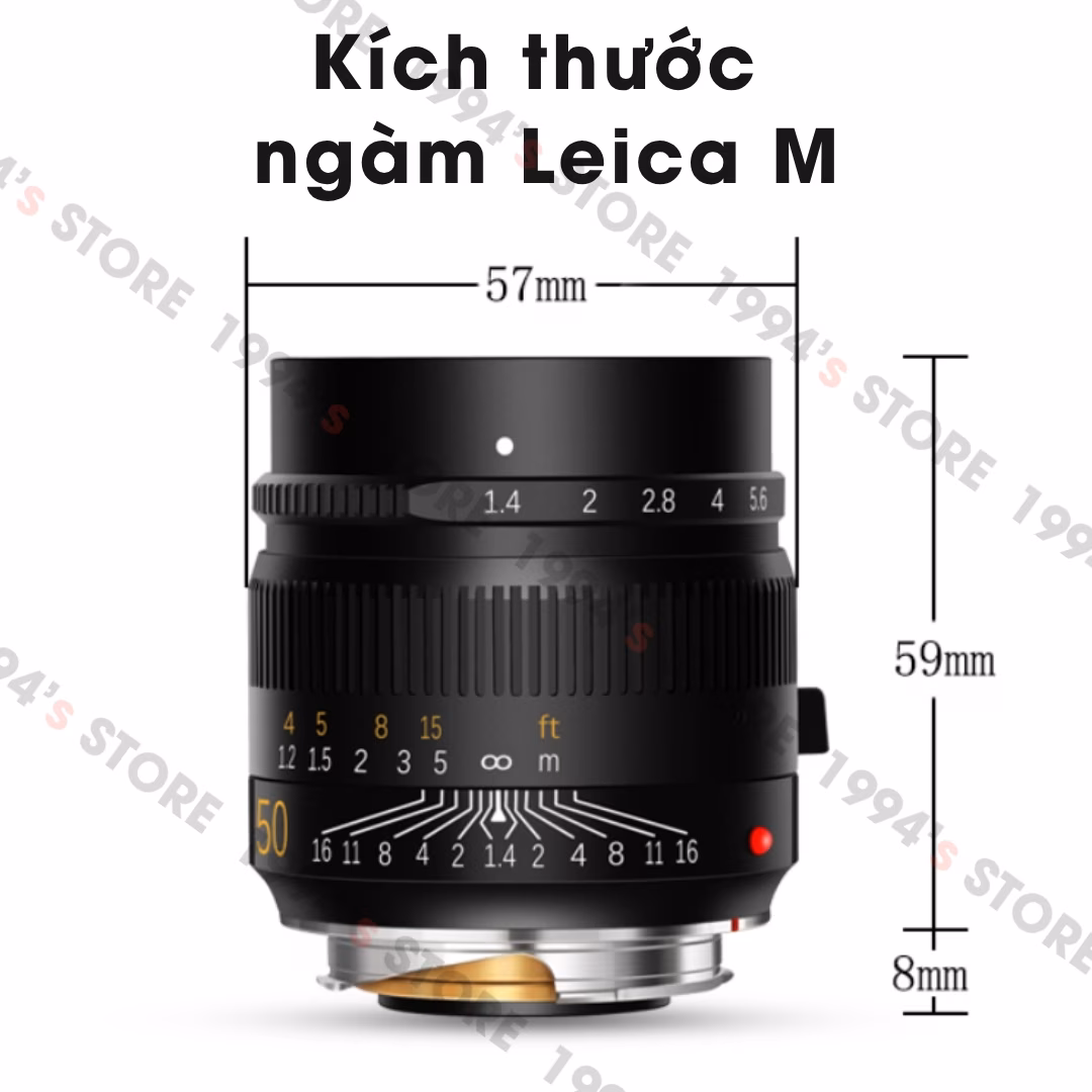 Giá lens TTArtisan 50mm F1.4 cho Leica