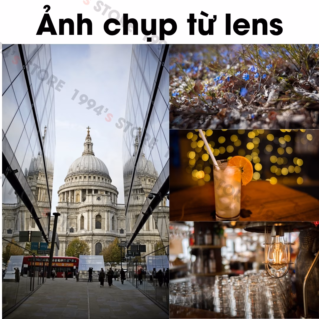 Ống kính quay phim 2 chế độ bokeh