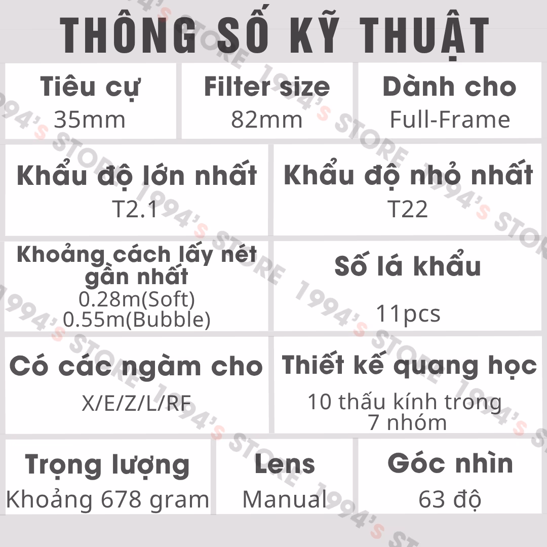 TTArtisan 35mm T2.1 cho video điện ảnh