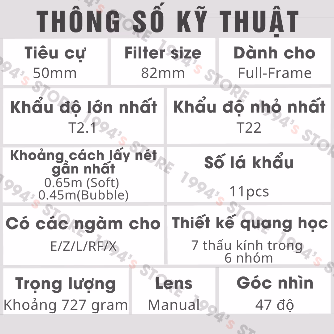 Lens cine Full Frame giá rẻ chuyên nghiệp