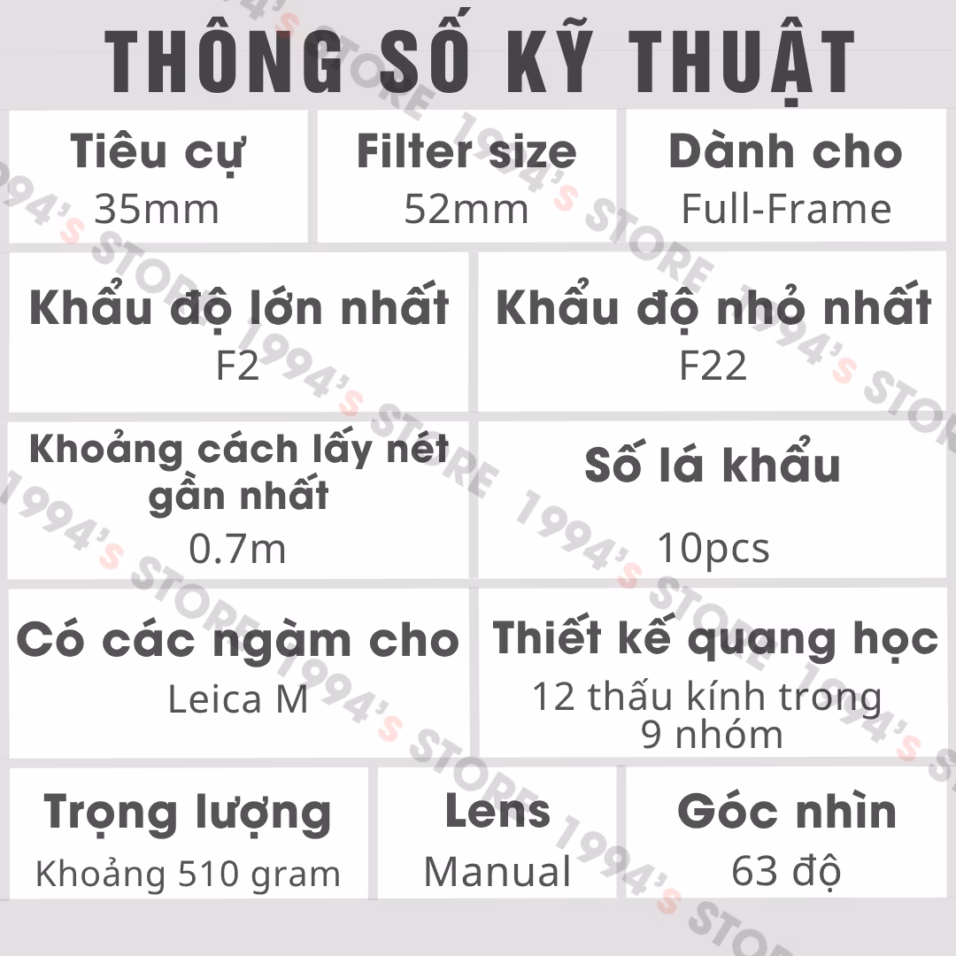 Ống kính APO cho Leica M