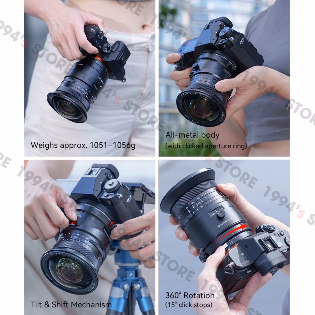 Đánh giá lens TTArtisan 17mm F4 Tilt Shift