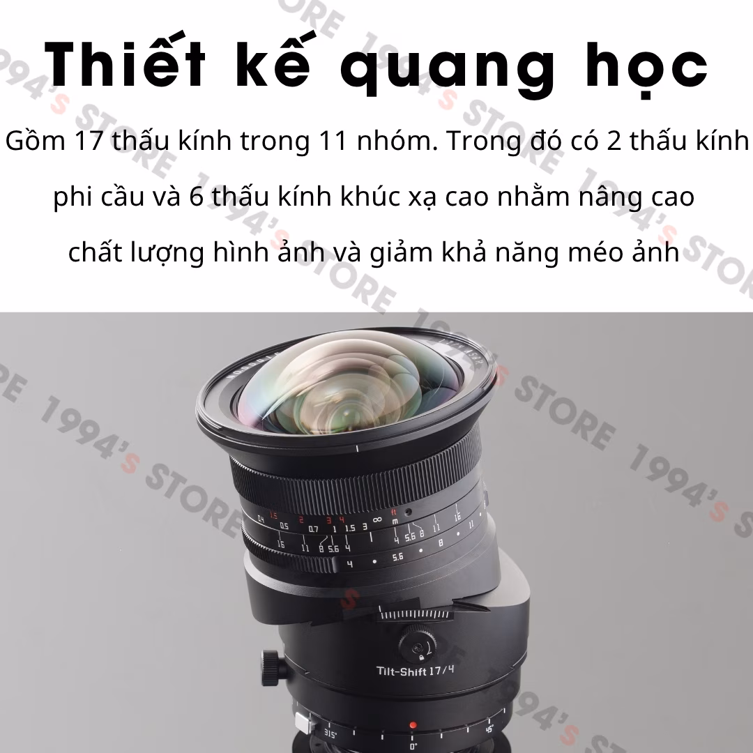 TTArtisan 17mm F4 Tilt Shift giá bao nhiêu
