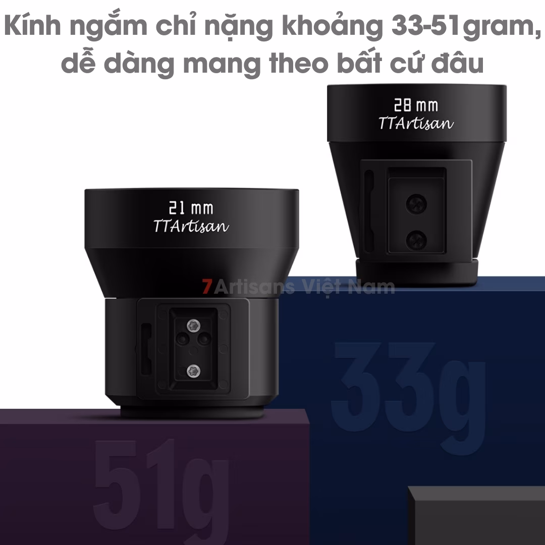 Kính Ngắm TTArtisan 11mm Viewfinder Cho Ricoh GR, Fujifilm, Leica, Máy Ảnh Film