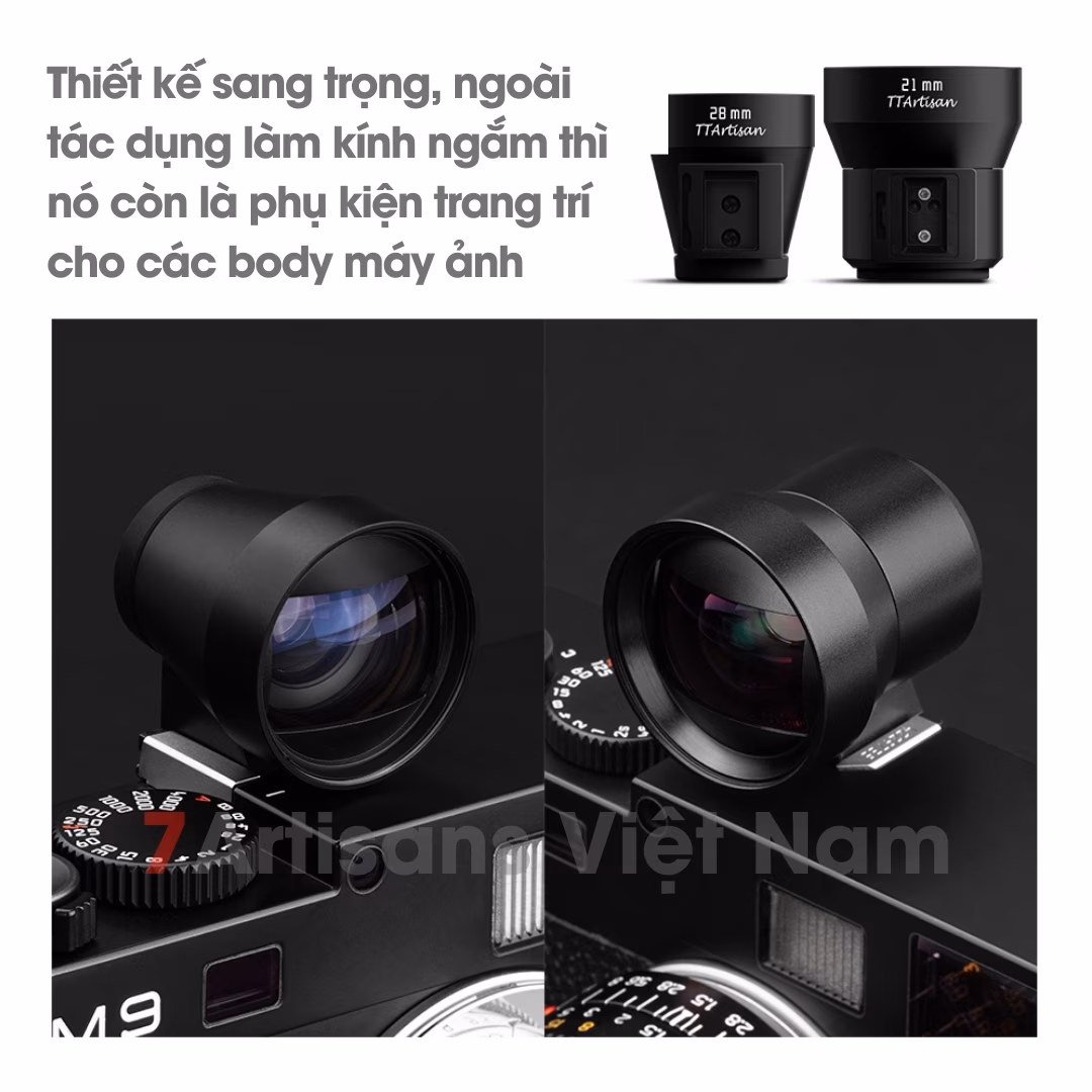 Kính Ngắm TTArtisan 11mm Viewfinder Cho Ricoh GR, Fujifilm, Leica, Máy Ảnh Film