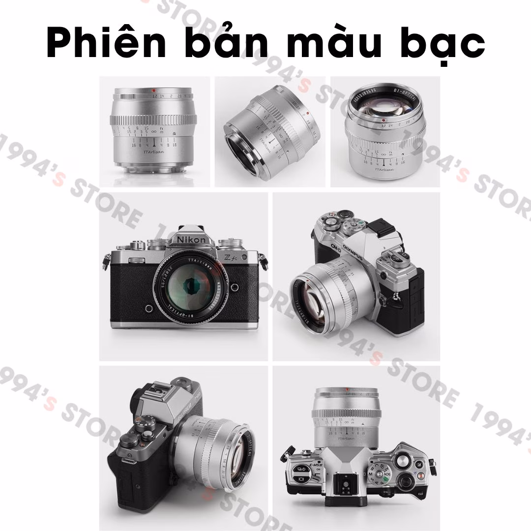 Lens 50mm F1.2 xóa phông chuyên nghiệp
