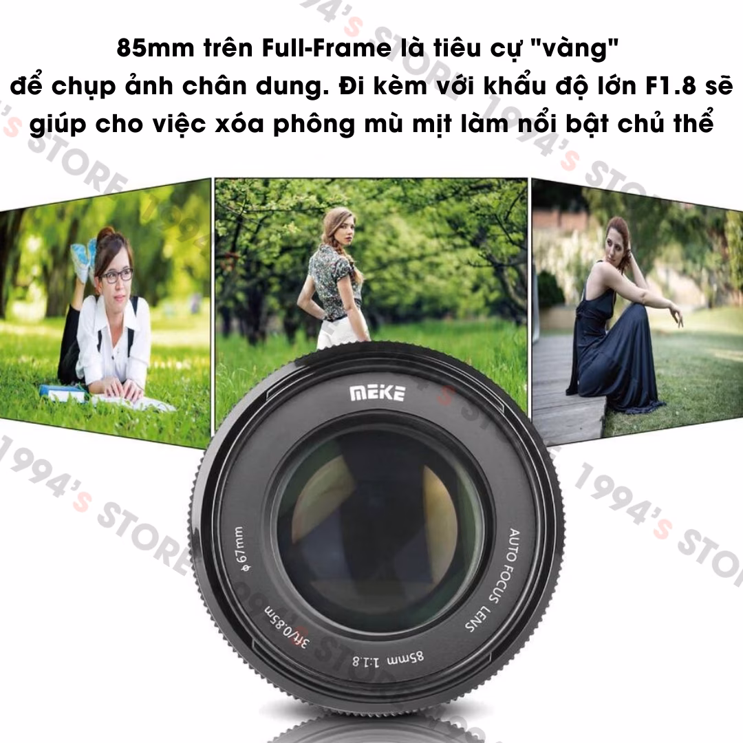 Ống kính Meike 85mm F1.8 chính hãng