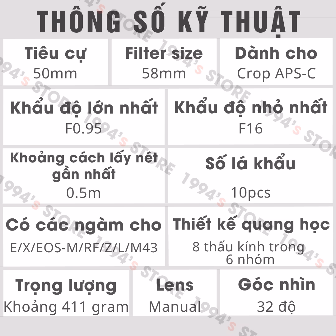 TTArtisan 50mm F0.95 – Chân dung xóa phông