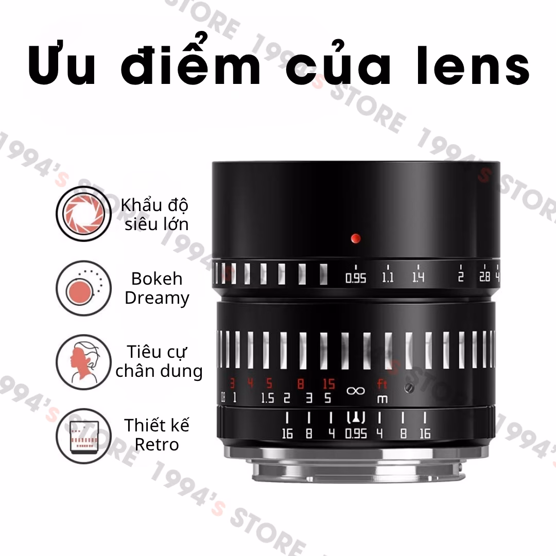 TTArtisan 50mm F0.95 – Chân dung xóa phông