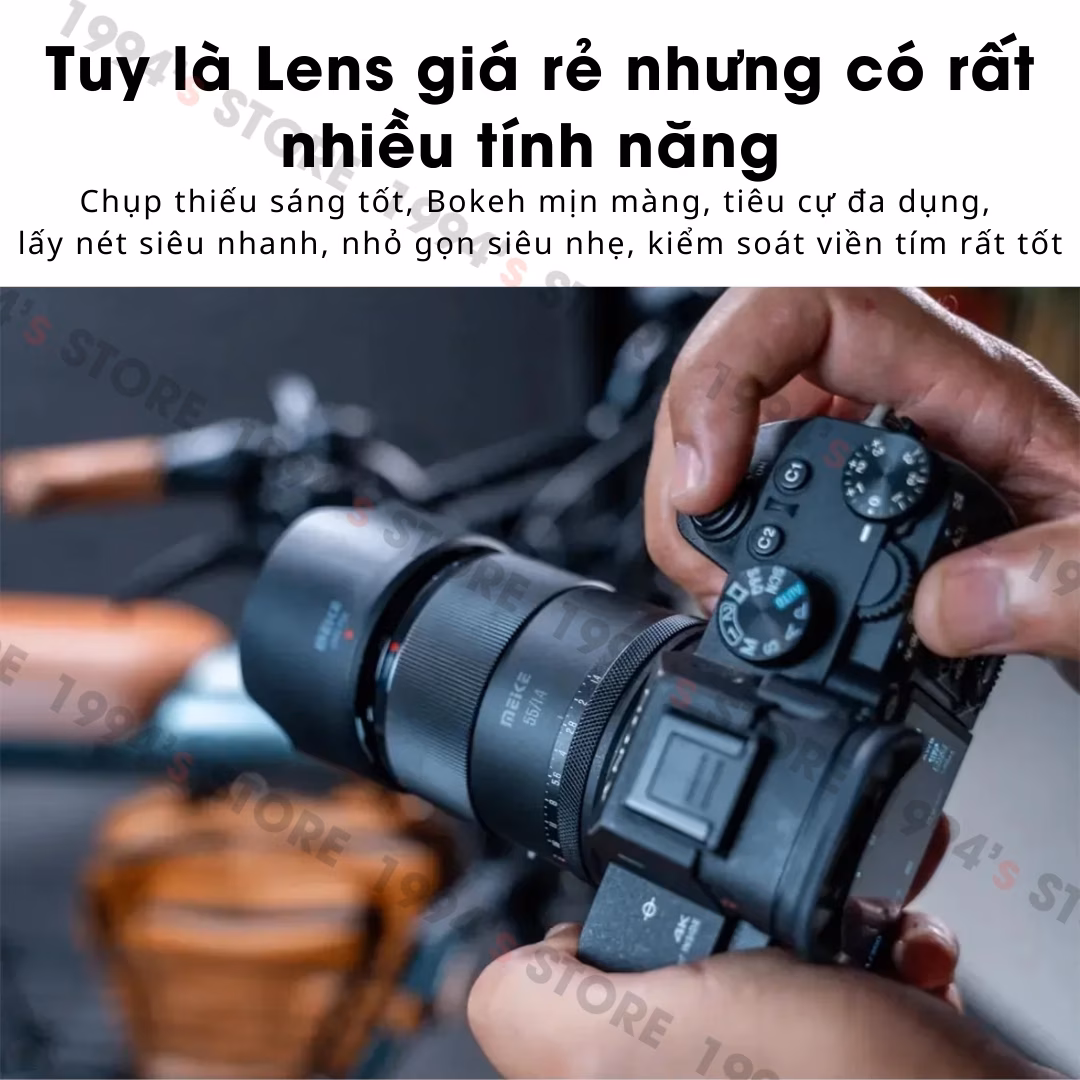 Ống kính Meike 55mm F1.4 NEO chính hãng