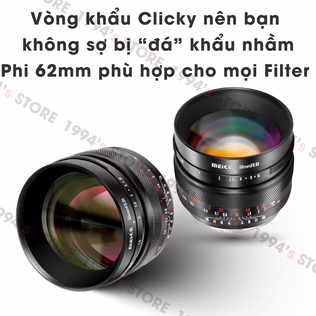Meike 50mm F0.95 cho máy ảnh M4/3
