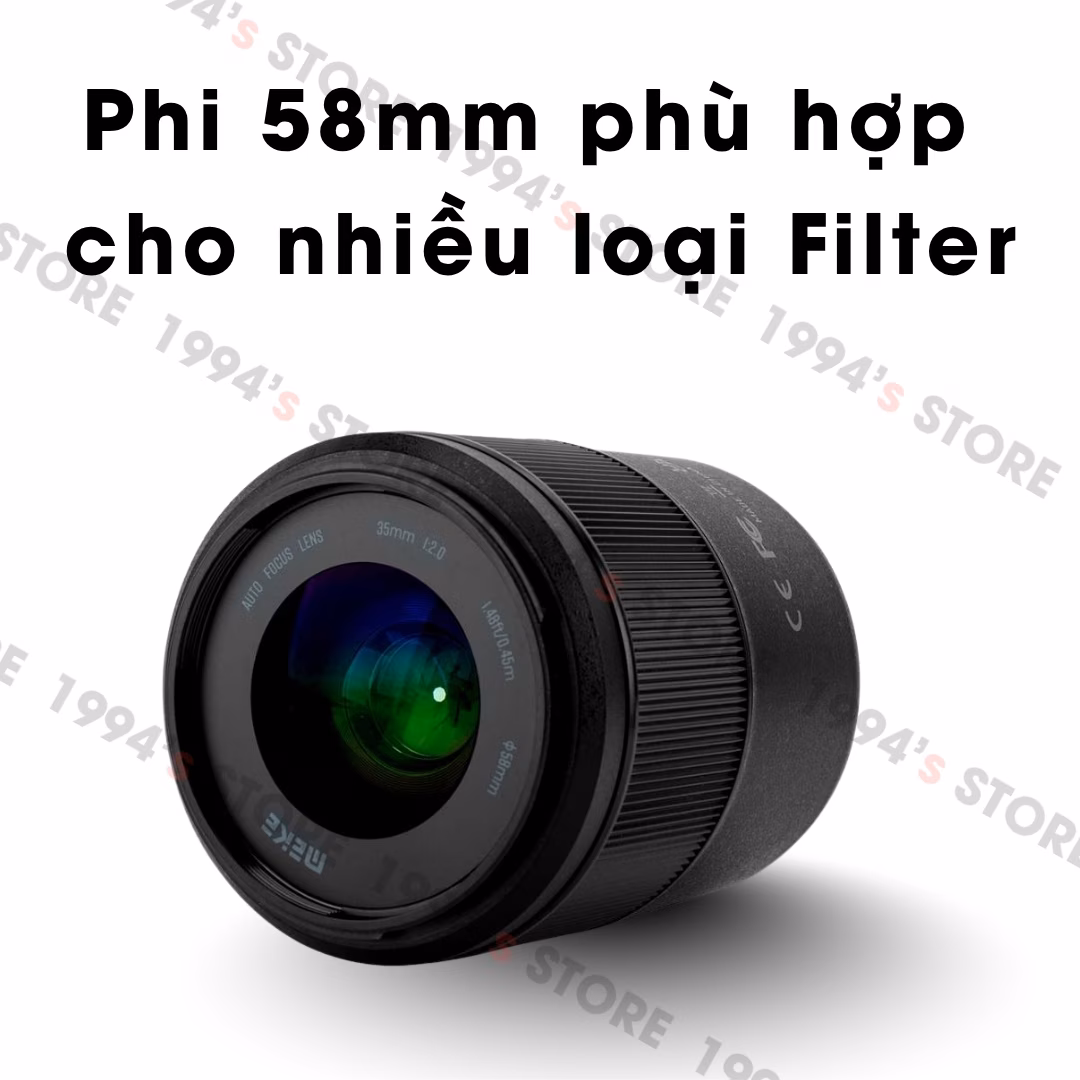 Ống kính Meike có vòng chỉnh khẩu trên thân