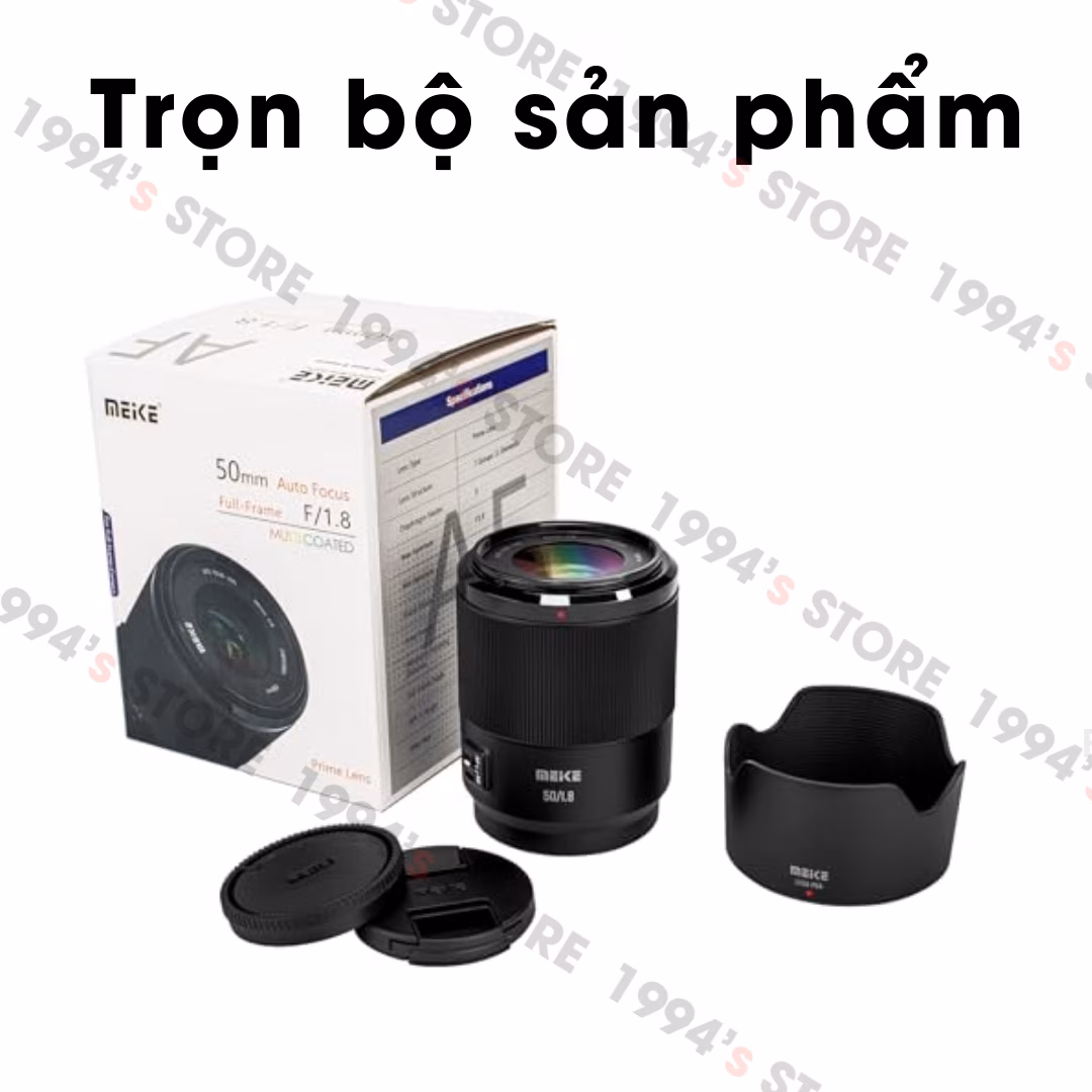 Lens Meike 50mm F1.8 thấu kính ED chống quang sai