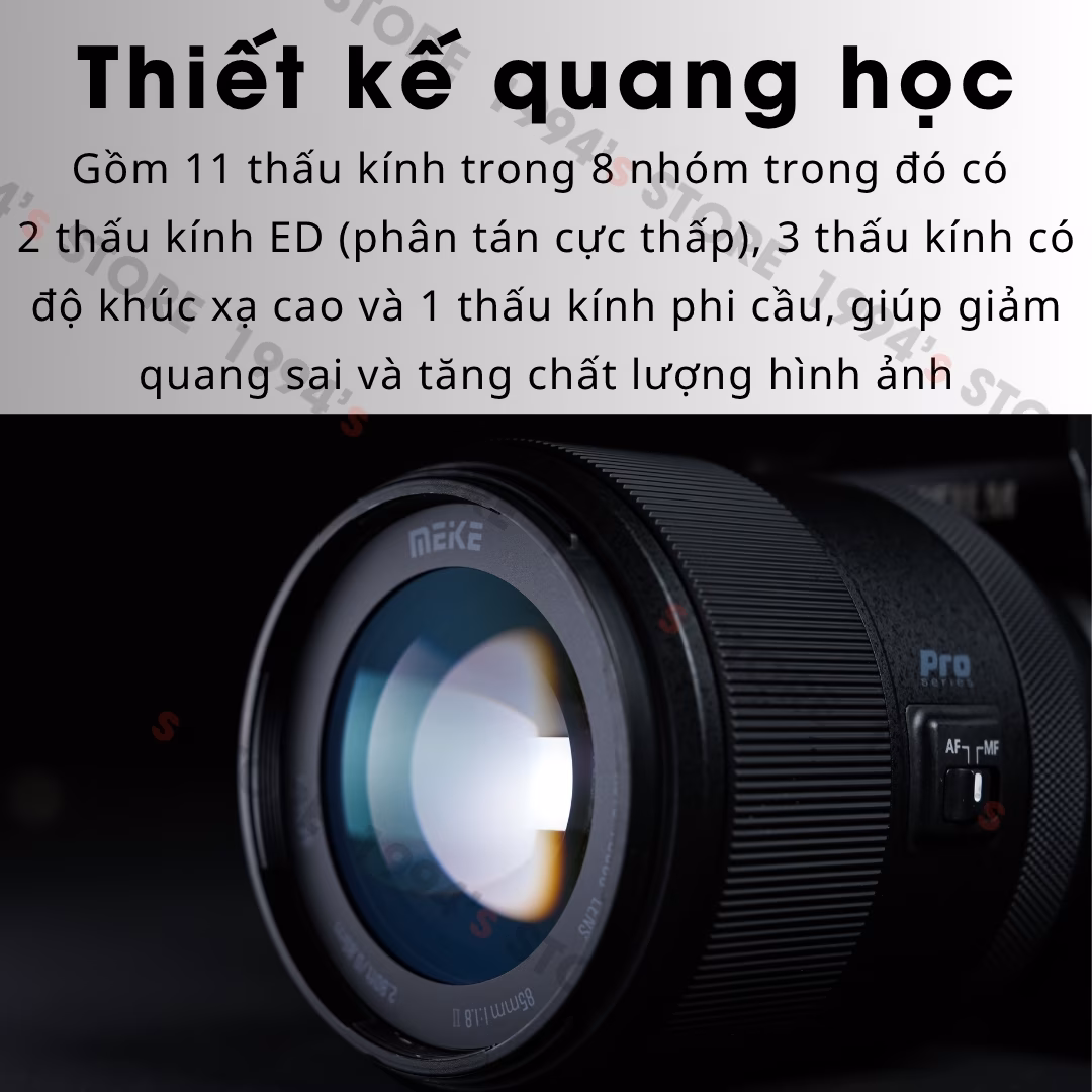 Ống kính Meike 85mm F1.8 Pro AF chính hãng