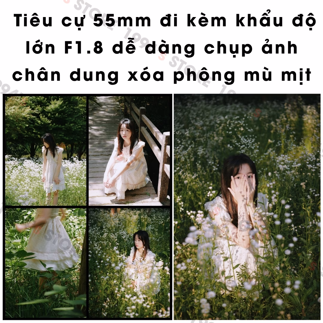 Vistilen AF 55mm F1.8 Pro Auto Focus cho Canon RF