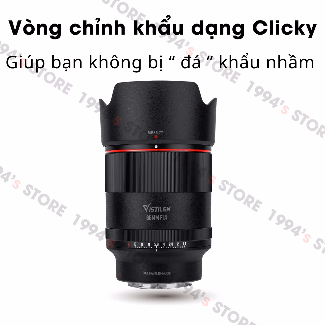 Lens chân dung khẩu độ siêu lớn F1.4 cho Canon RF