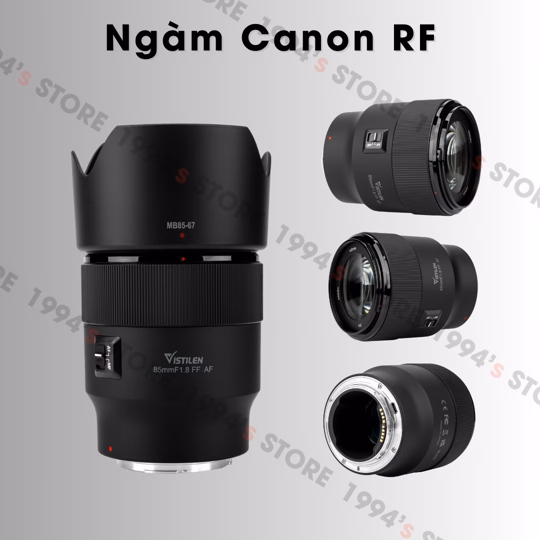 Ống kính chân dung xóa phông mù mịt cho Canon R