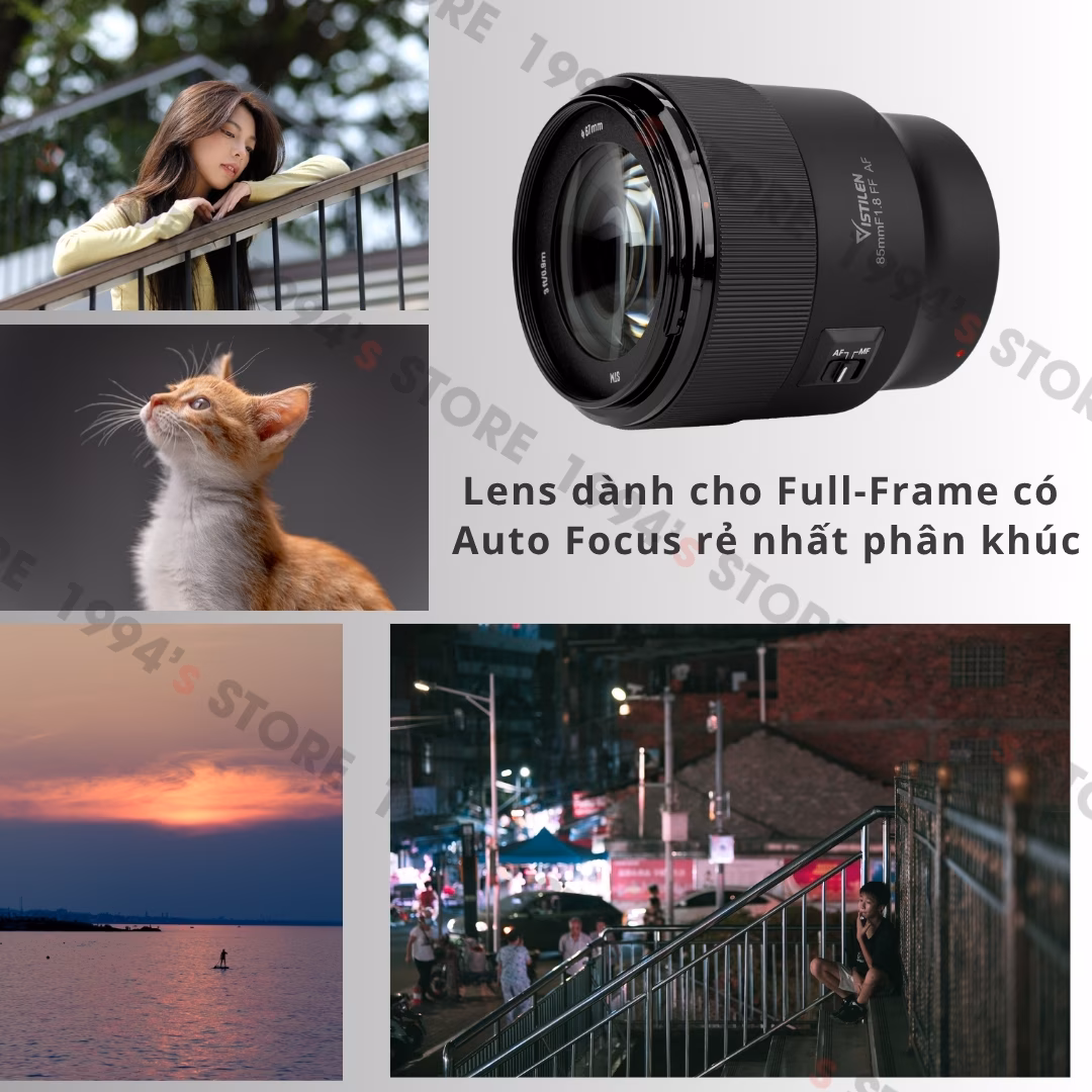Lens 85mm lấy nét tự động motor STM nhanh êm
