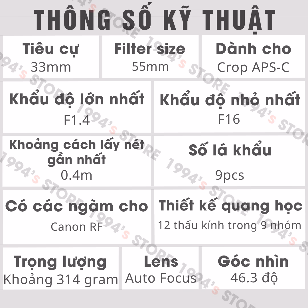Lens AF tốt nhất cho Canon R50 R10