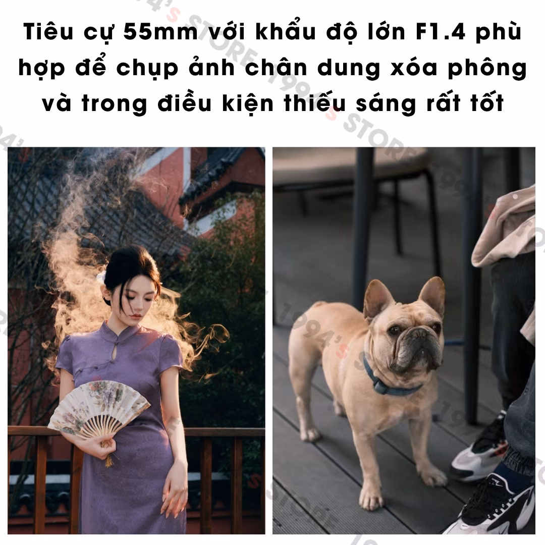 Lens Meike Vistilen 55mm F1.4 cho Canon R