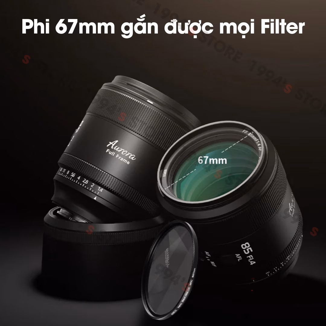 Sirui Aurora 85mm F1.4 thấu kính ED sắc nét