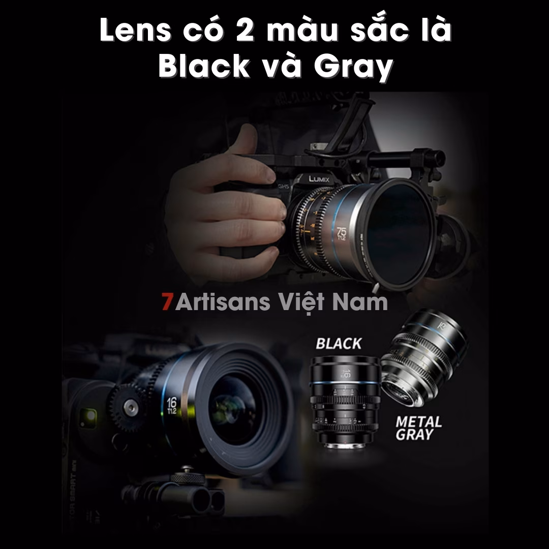 Combo Sirui Night Walker 16mm và 75mm