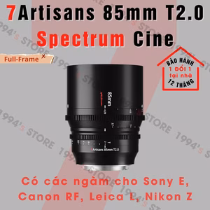 7Artisans 85mm T2.0 – Lens Cine Spectrum cho FullFrame