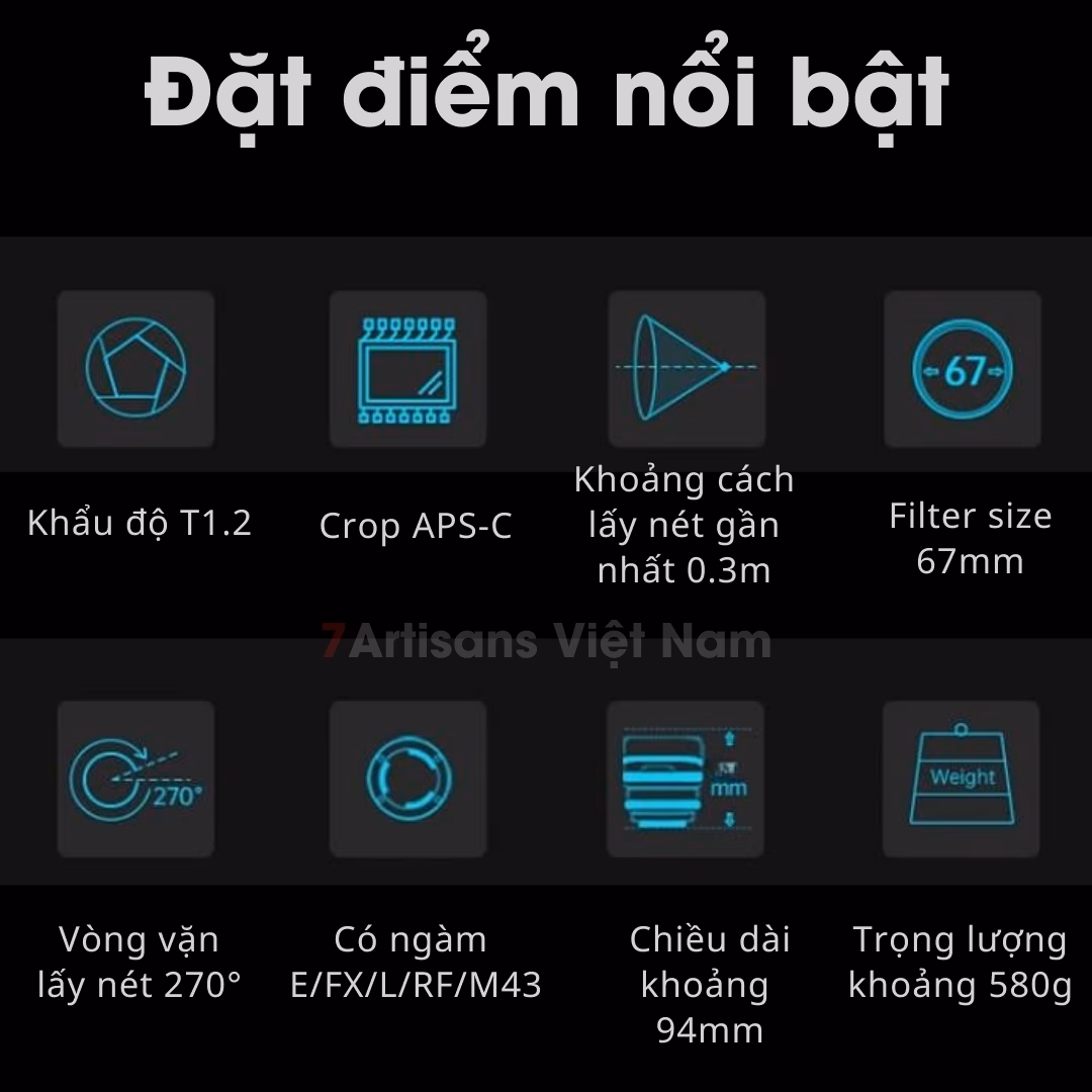 Sirui Việt Nam 55mm T1.2