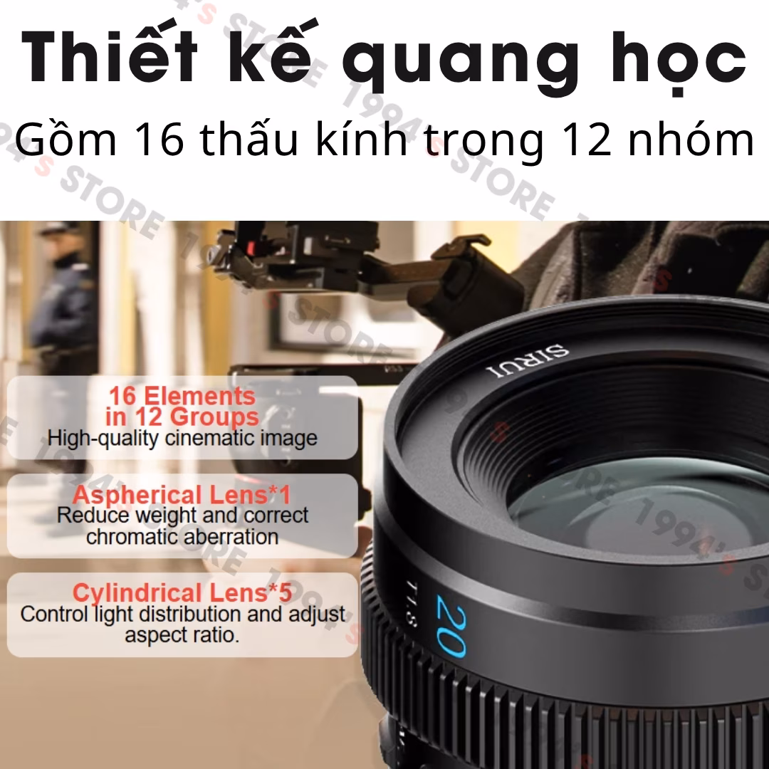 Sirui 20mm T1.8 AF 1.33X Anamorphic