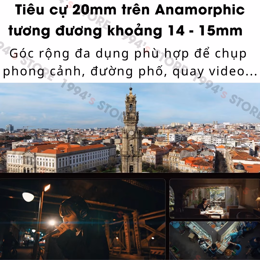 Ống kính Sirui 20mm T1.8 AF chính hãng